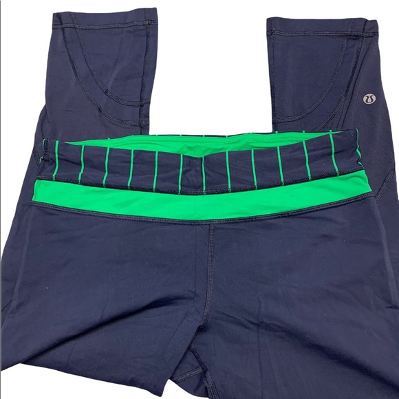 Lululemon Crop Leggings. Size 6 - Picture 5 of 9